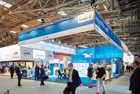 The Thuringian joint booth at the real estate fair EXPO REAL in Munich. Photo: LEG Thüringen