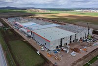 Building progress of CATL’s battery factory at the industrial site “Erfurter Kreuz”. Photo: CATL