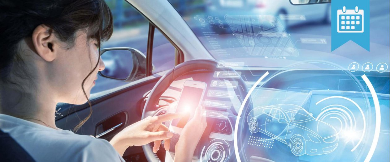 Zukunft der Mobilität visualisiert - Fahrzeugdaten über das Smartphone abrufbar und AR-Technologie