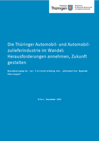 Grundsatzpapier zur Fortschreibung der „Automotive Agenda Thüringen“
