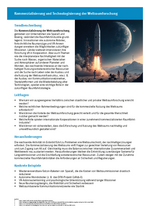 Kommerzialisierung und Technologisierung der Weltraumforschung