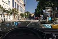 Holographic augmented reality head-up display