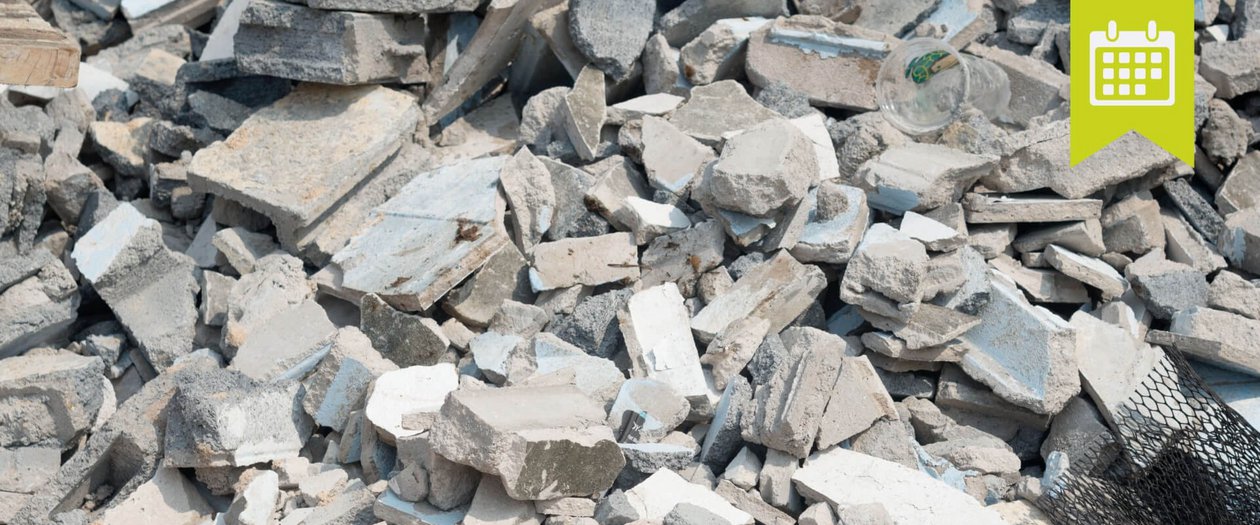 Ein Haufen Bauschutt