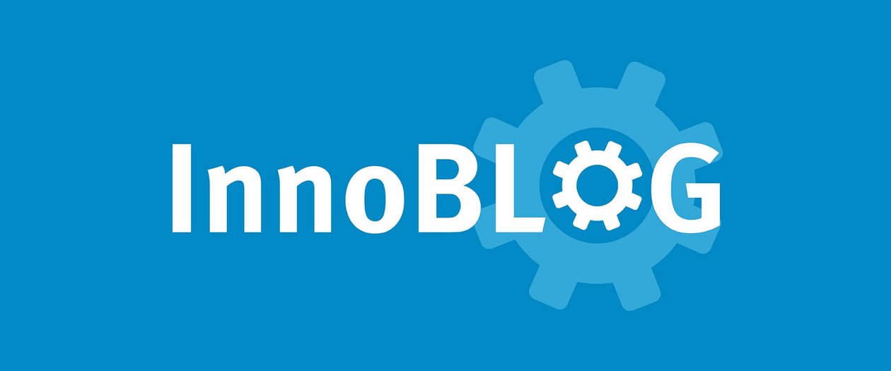 InnoBLOG, das zweite O wurde durch ein Zahnrad ersetzt