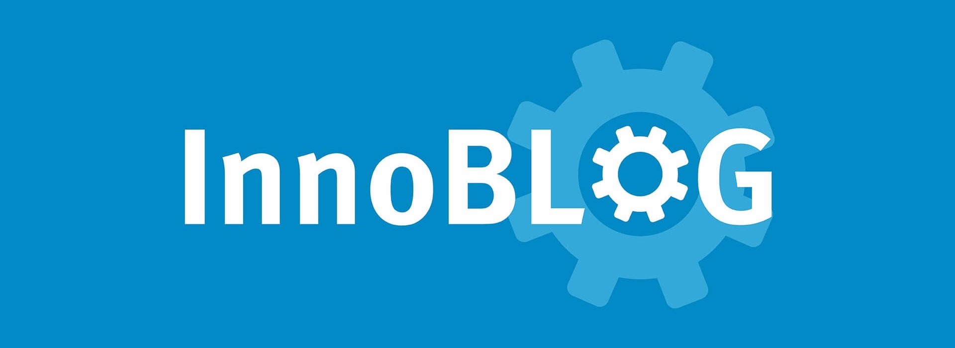 InnoBLOG InnoBLOG, das zweite O wurde durch ein Zahnrad ersetzt