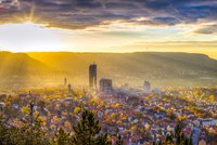 Panorama of the city of Jena