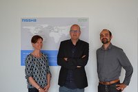 The founder team of the NICE: Susanne Achtzehn, Volker Schuster, Tino Theer. Photo: Nissha