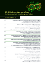 Posterübersicht Werkstofftag 2025