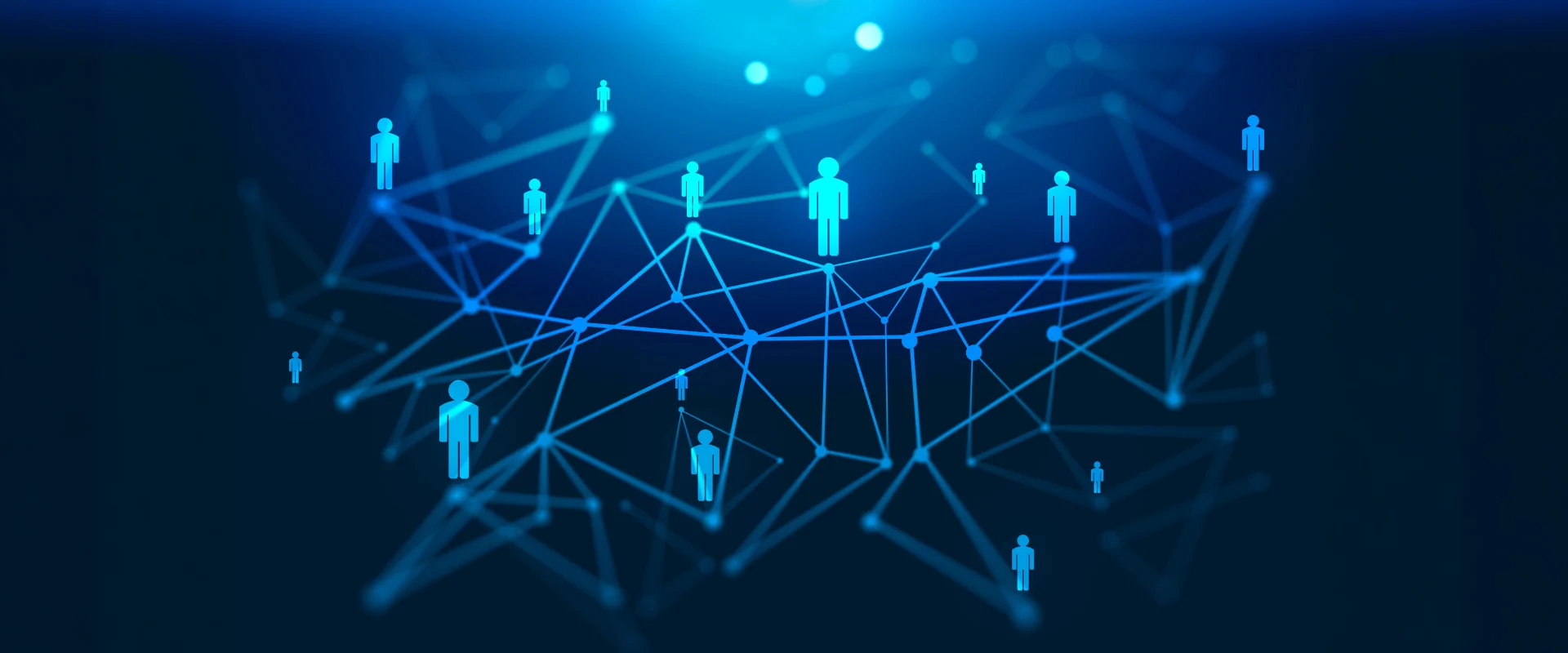 Eine Gemeinschaft von Menschen, die durch ein Netzwerk verknüpft sind, zeigt die Bedeutung von Verbindungen und Beziehungen.