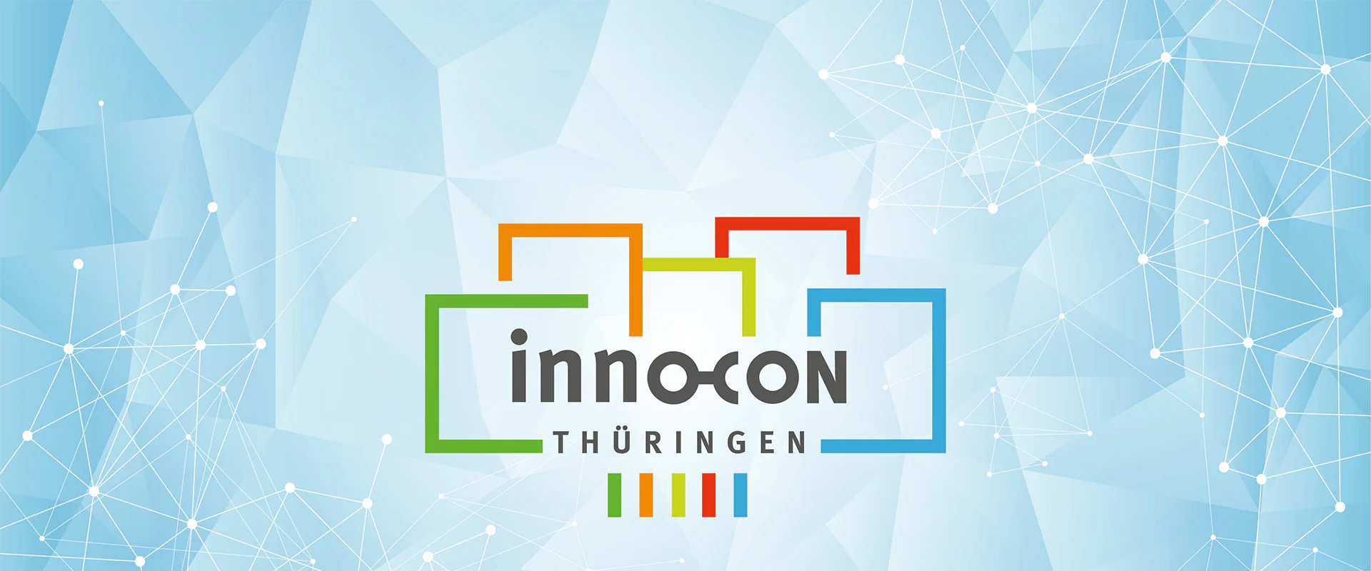 Bildbeschreibung / description: Logo-Design von InnoCON Thüringen, modern und ansprechend, mit klaren Linien und einer harmonischen Farbpalette.